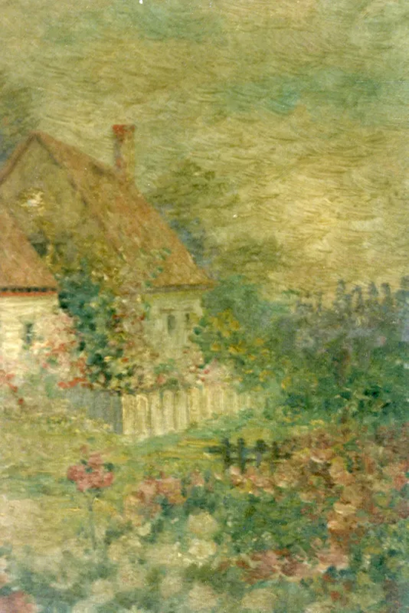 Damaged painting — before restoration #2
