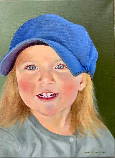 Daughter — original watercolor by Candace Savinelli